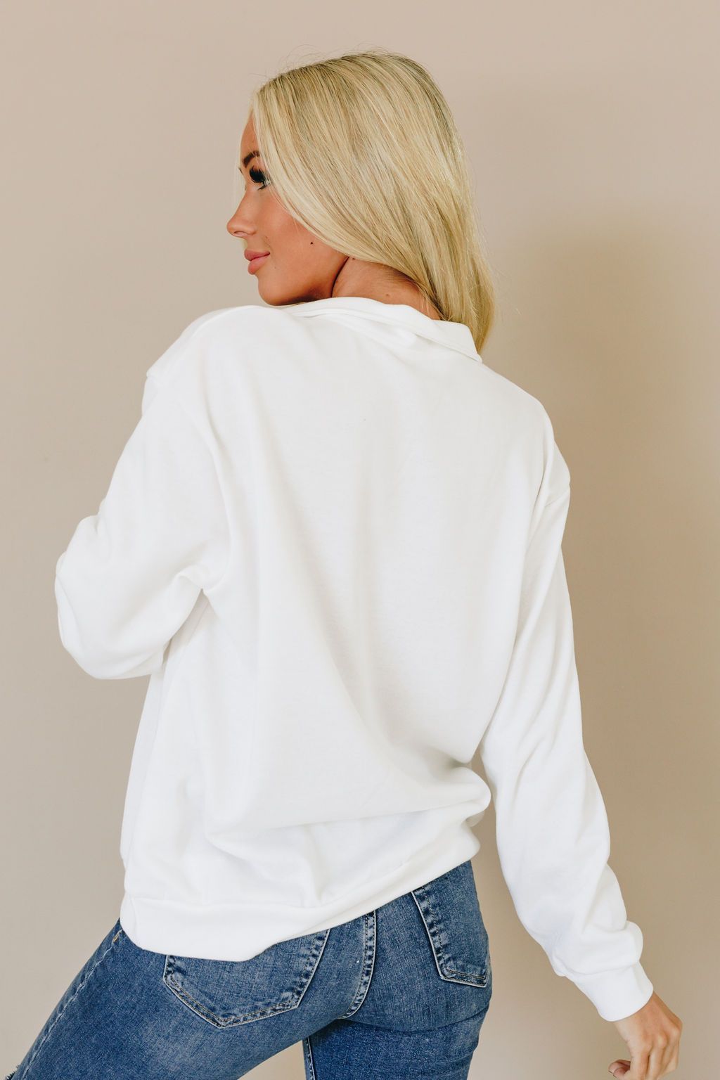 Mama Half Zip Sweatshirt