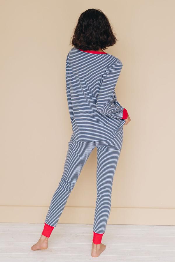 Staycation Striped Pajama Set