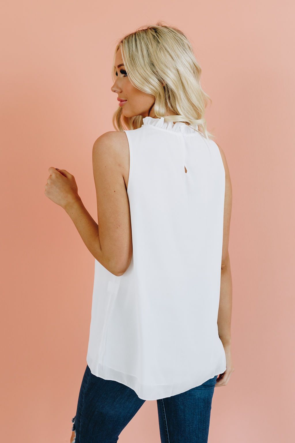 Blind Date Ruffle Tank