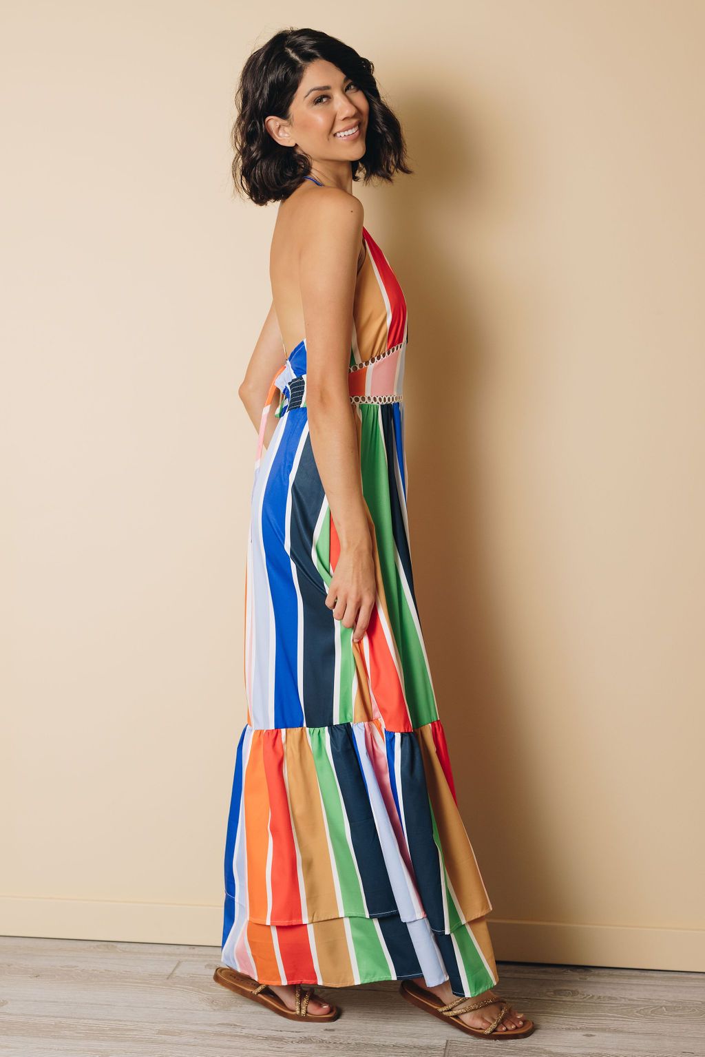 Tilda Striped Maxi Dress