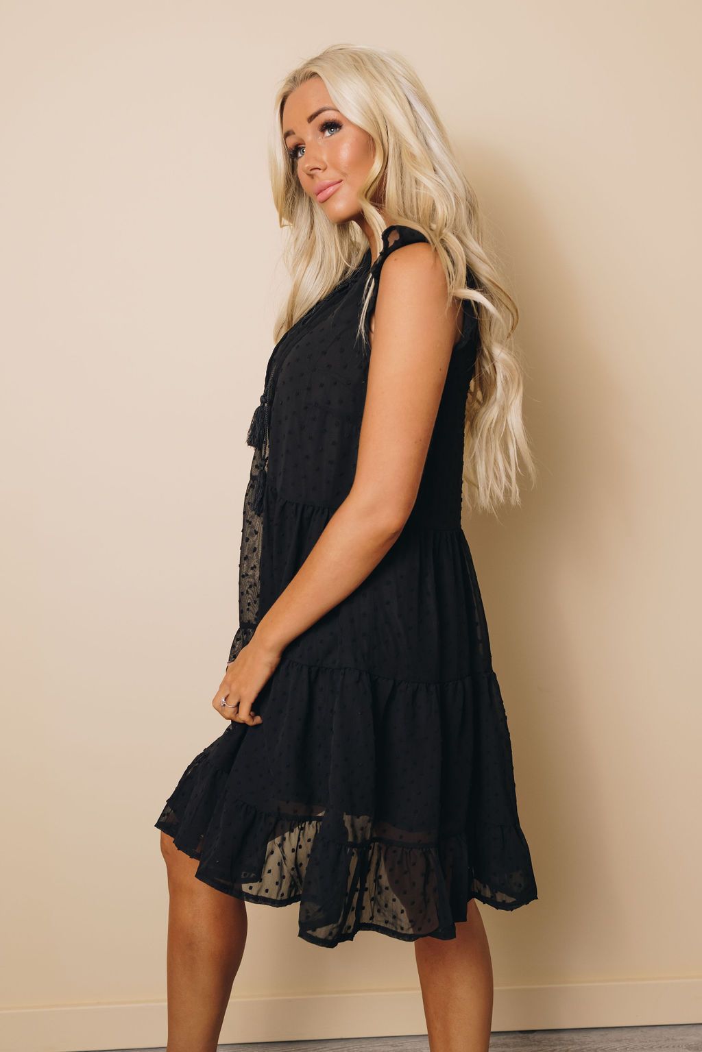 Esme Tiered Babydoll Mini Dress