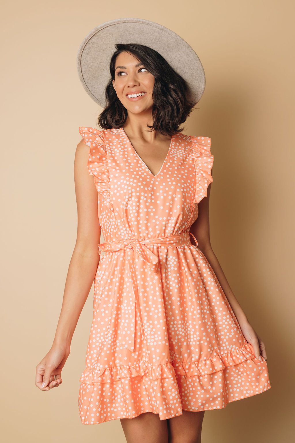 Falling For You Ruffled Dress