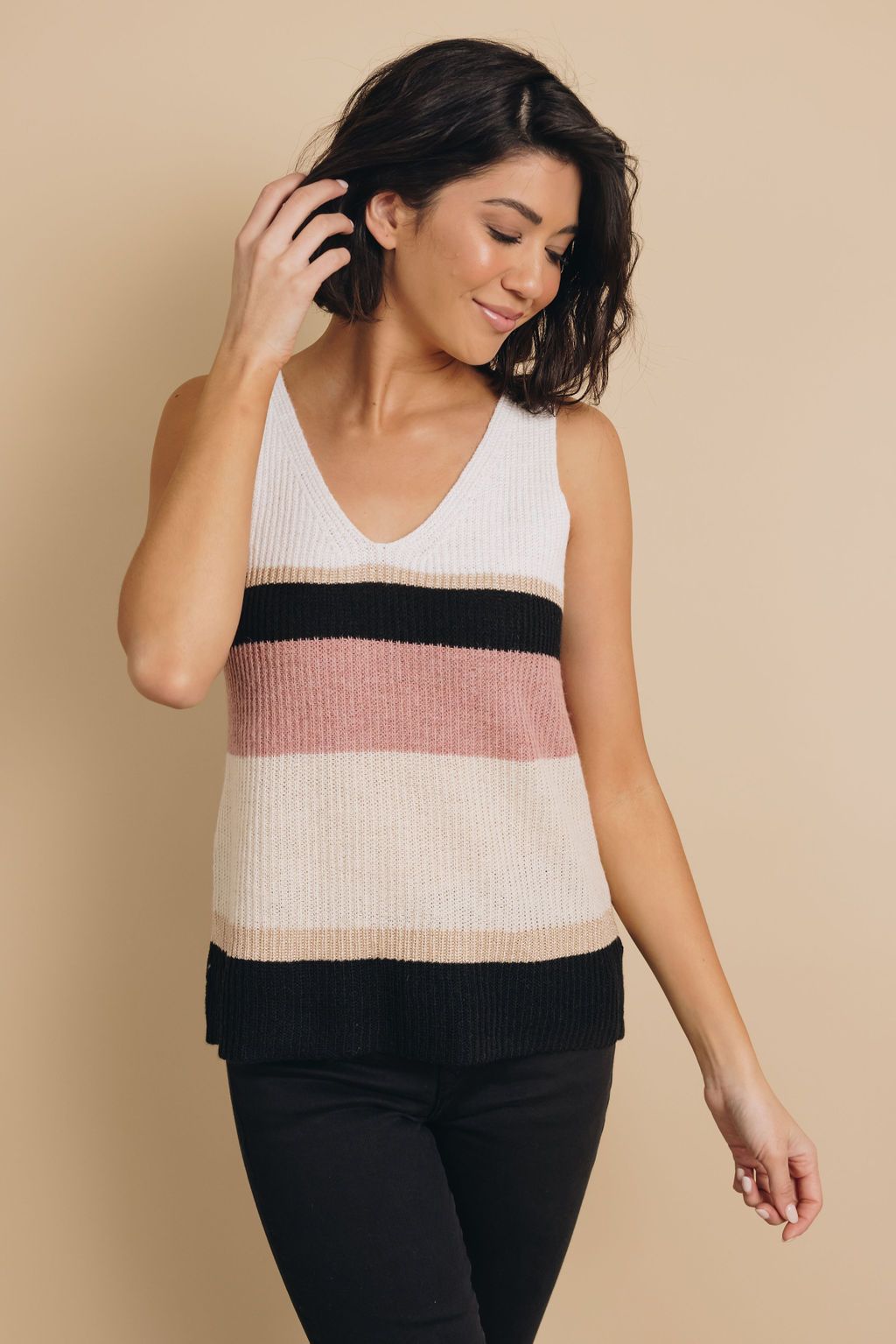 Everly Colorblock Knit Tank