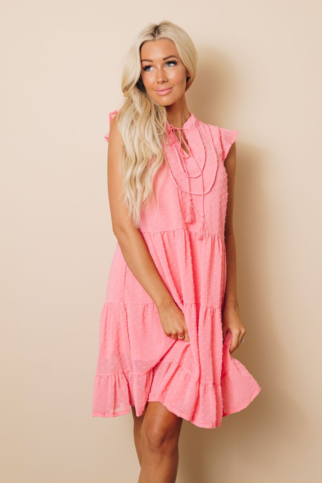 Esme Tiered Babydoll Mini Dress