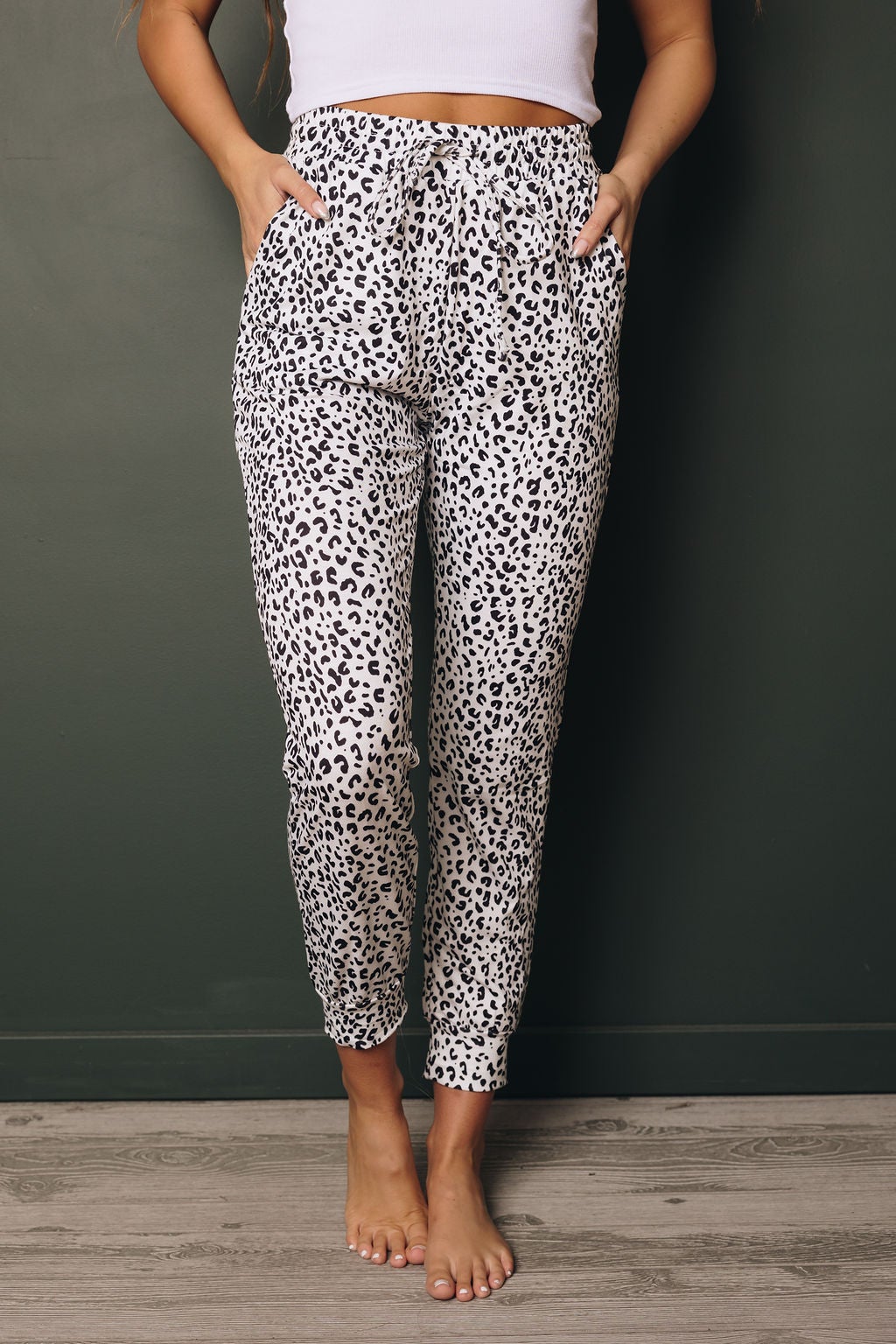 Falling Slowly Leopard Joggers