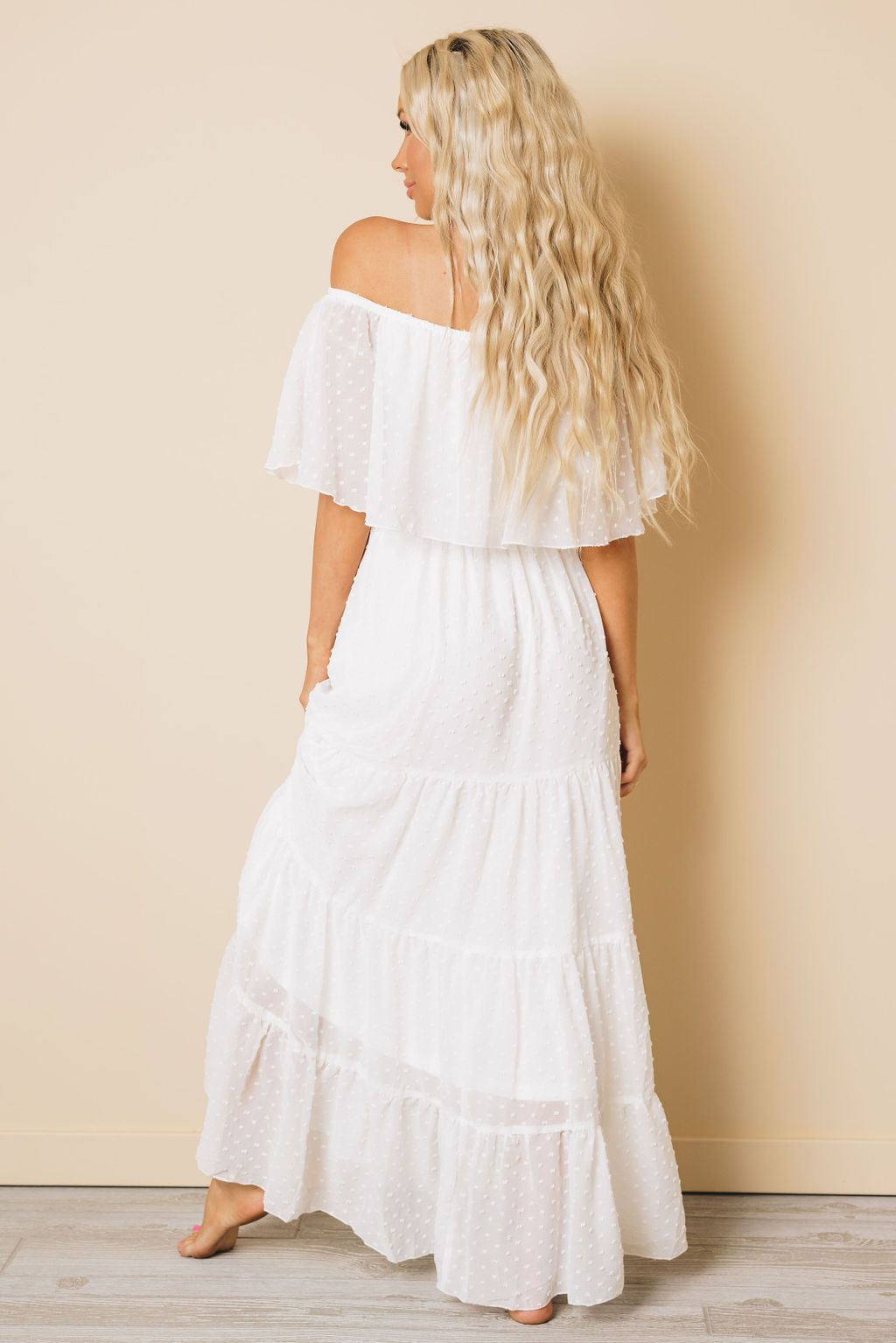 Macy Off Shoulder Maxi Dress