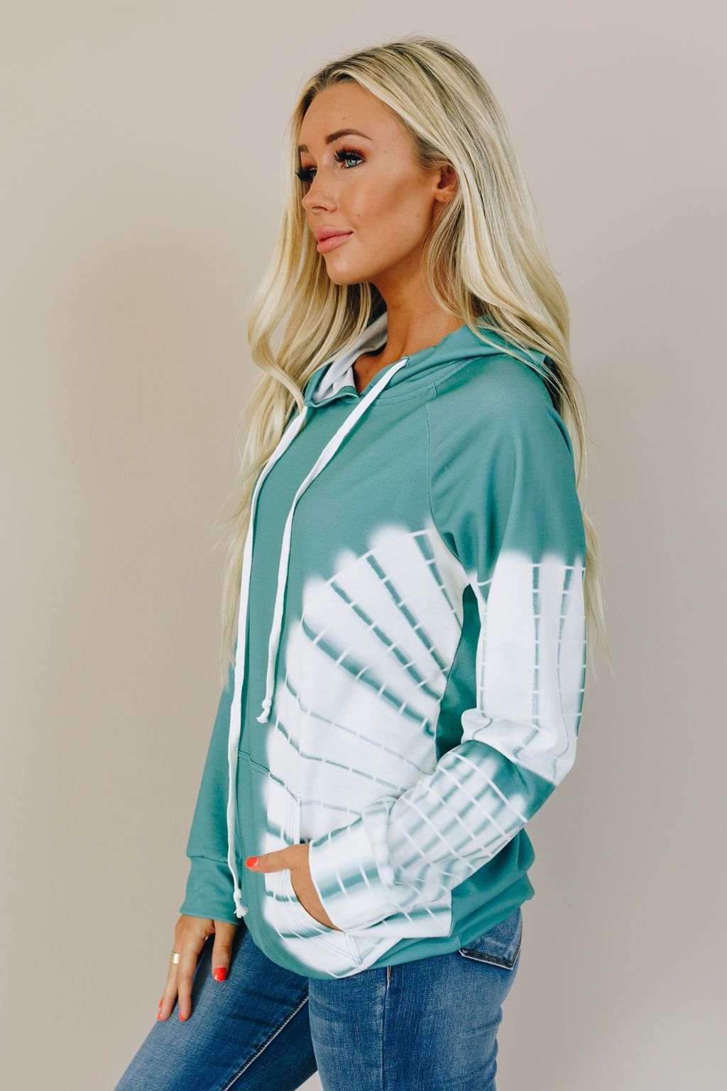 Cloudy Skies Tie Dye Hoodie