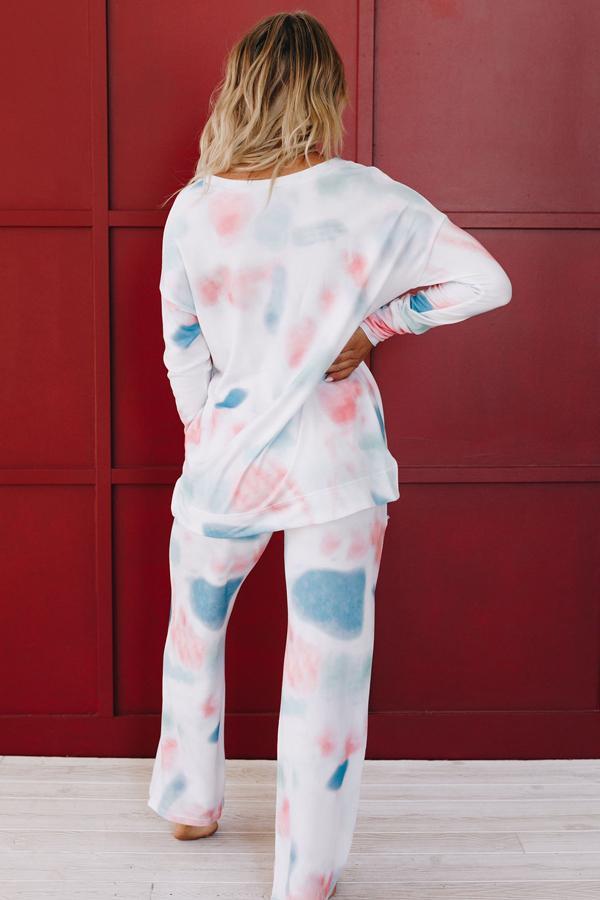 I'm Breaking Free Tie Dye PJ Set