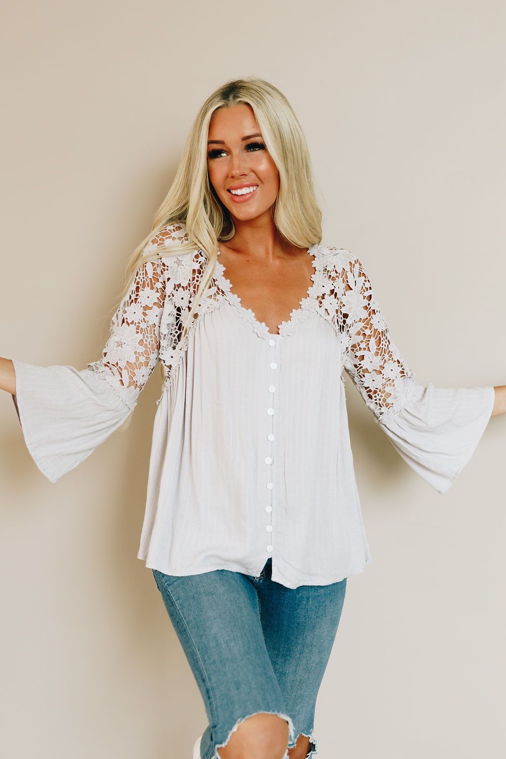 Boss Lady Lace Blouse