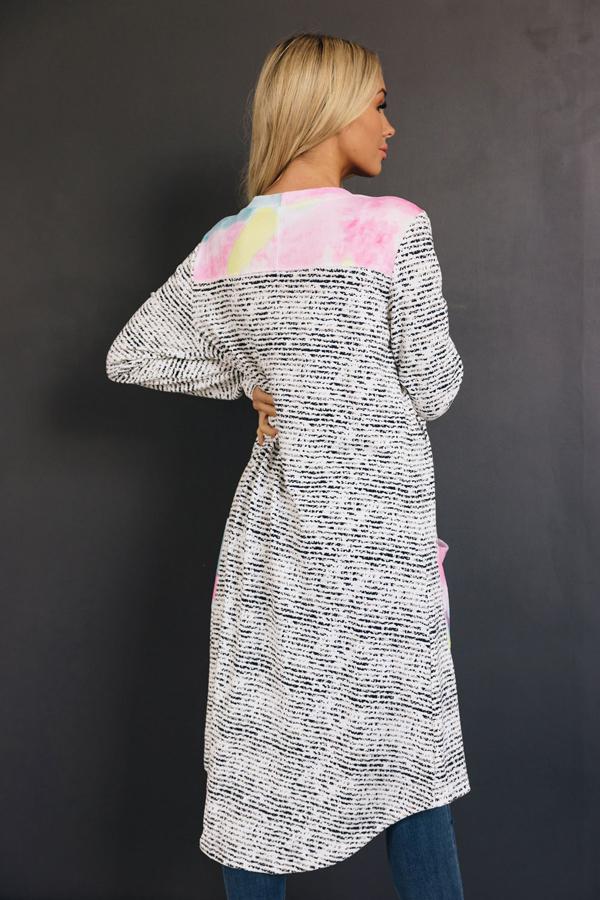 Run Along Patterned Cardigan