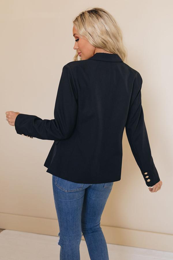 Delaware Button Blazer