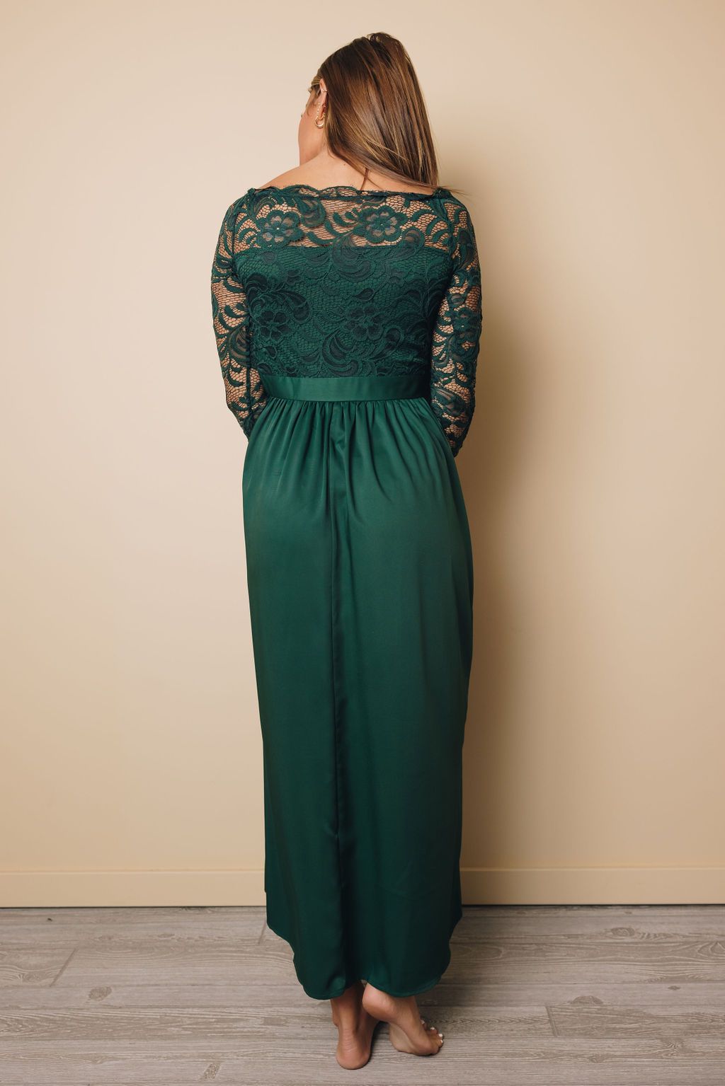 Della Off Shoulder Lace Dress