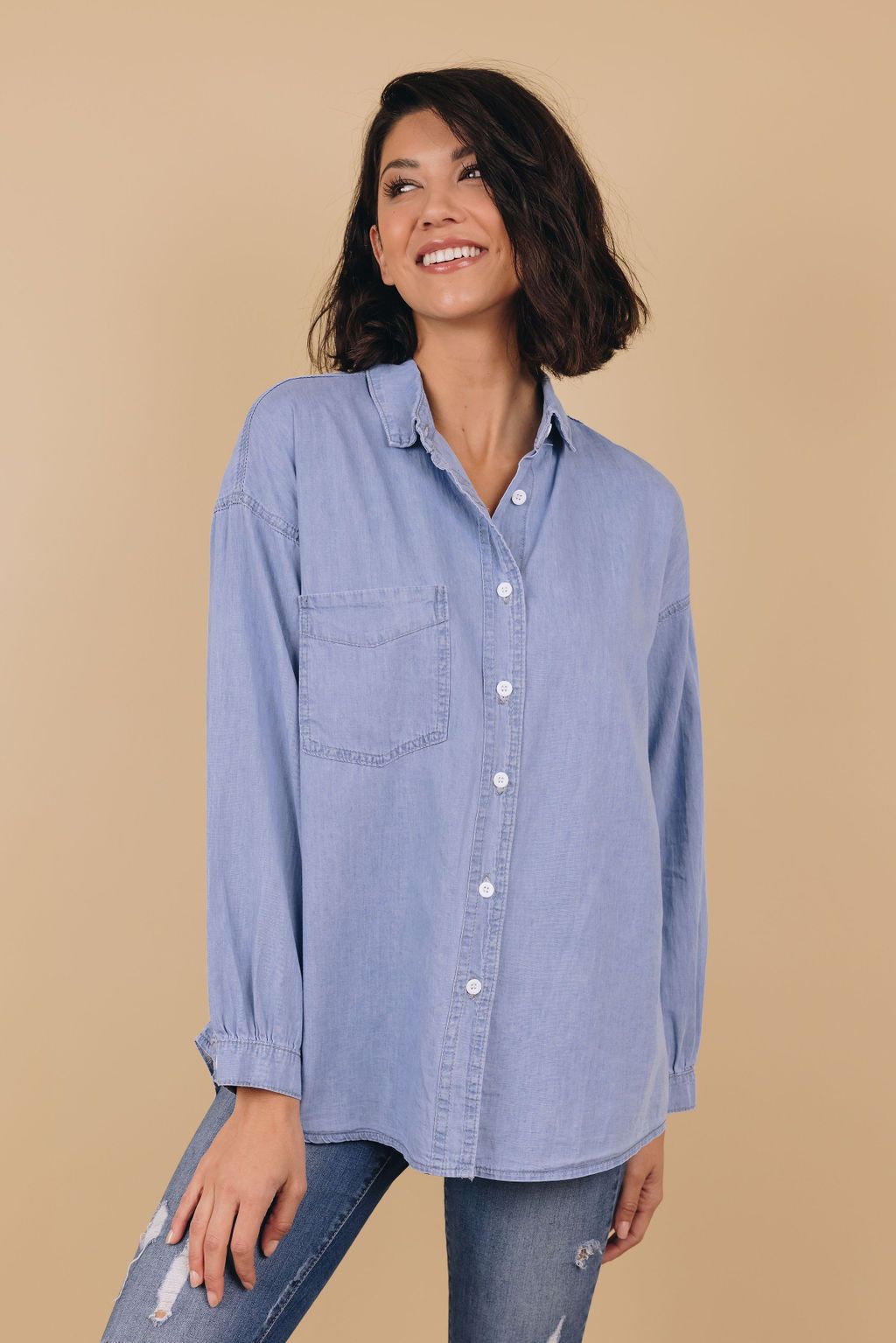 Disregard Oversized Denim Shirt