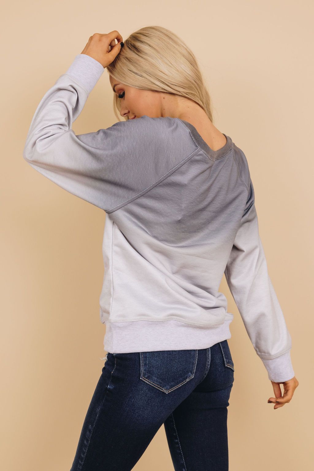 Not Over Yet Ombre Sweatshirt