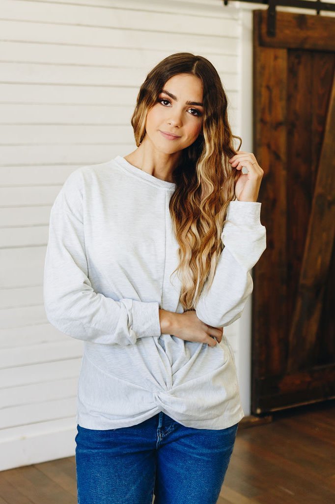Small Wonders Knot Lightweight Sweatshirt