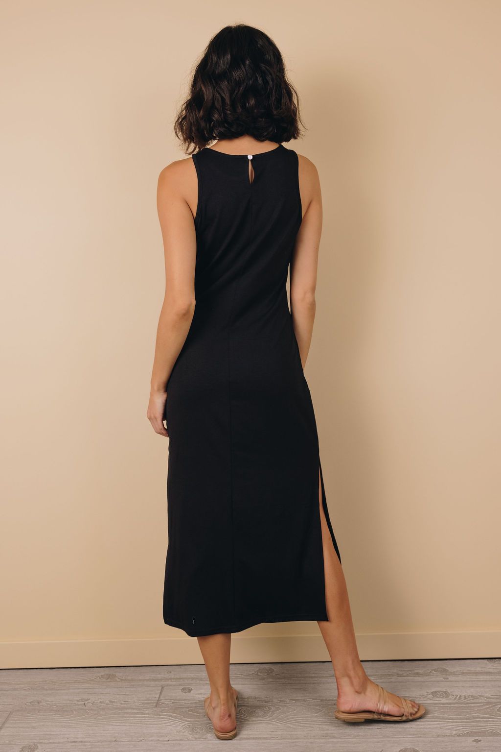 Save Me Side Slit Midi Dress