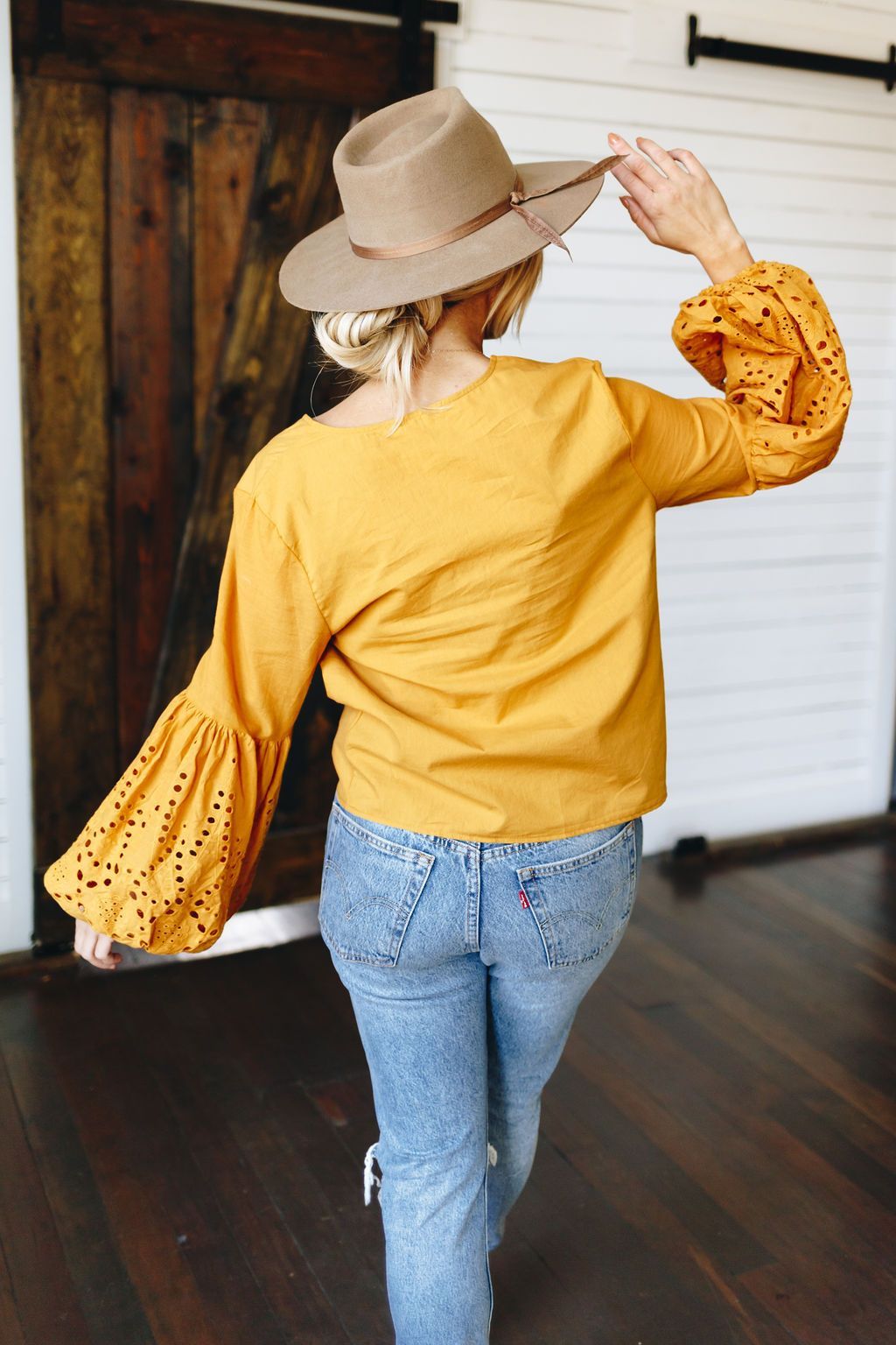 Rhapsody Tie Detail Top