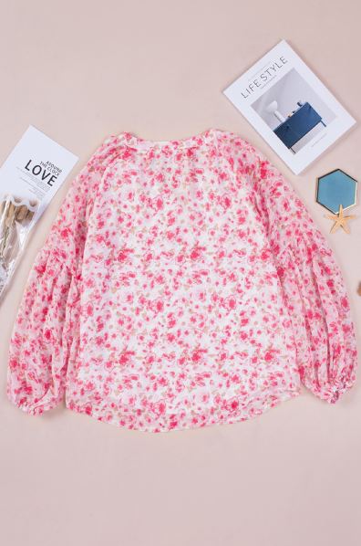 Anna Floral Long Sleeve Top