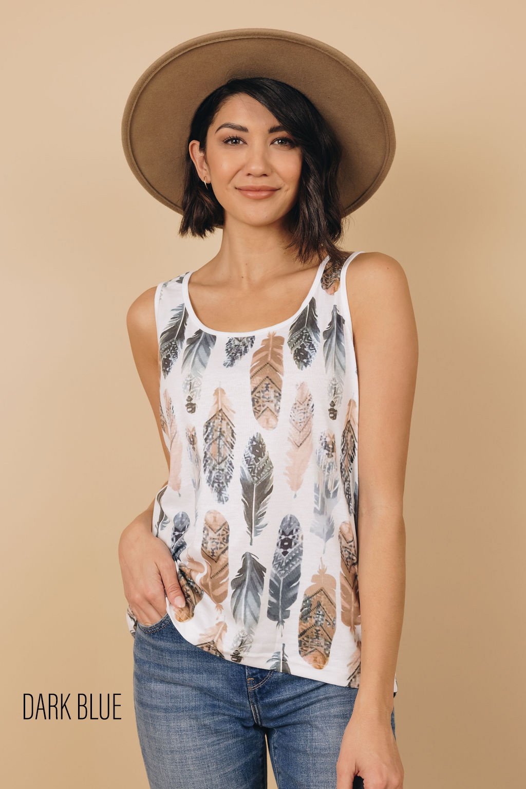 Wild & Free Feather Tank
