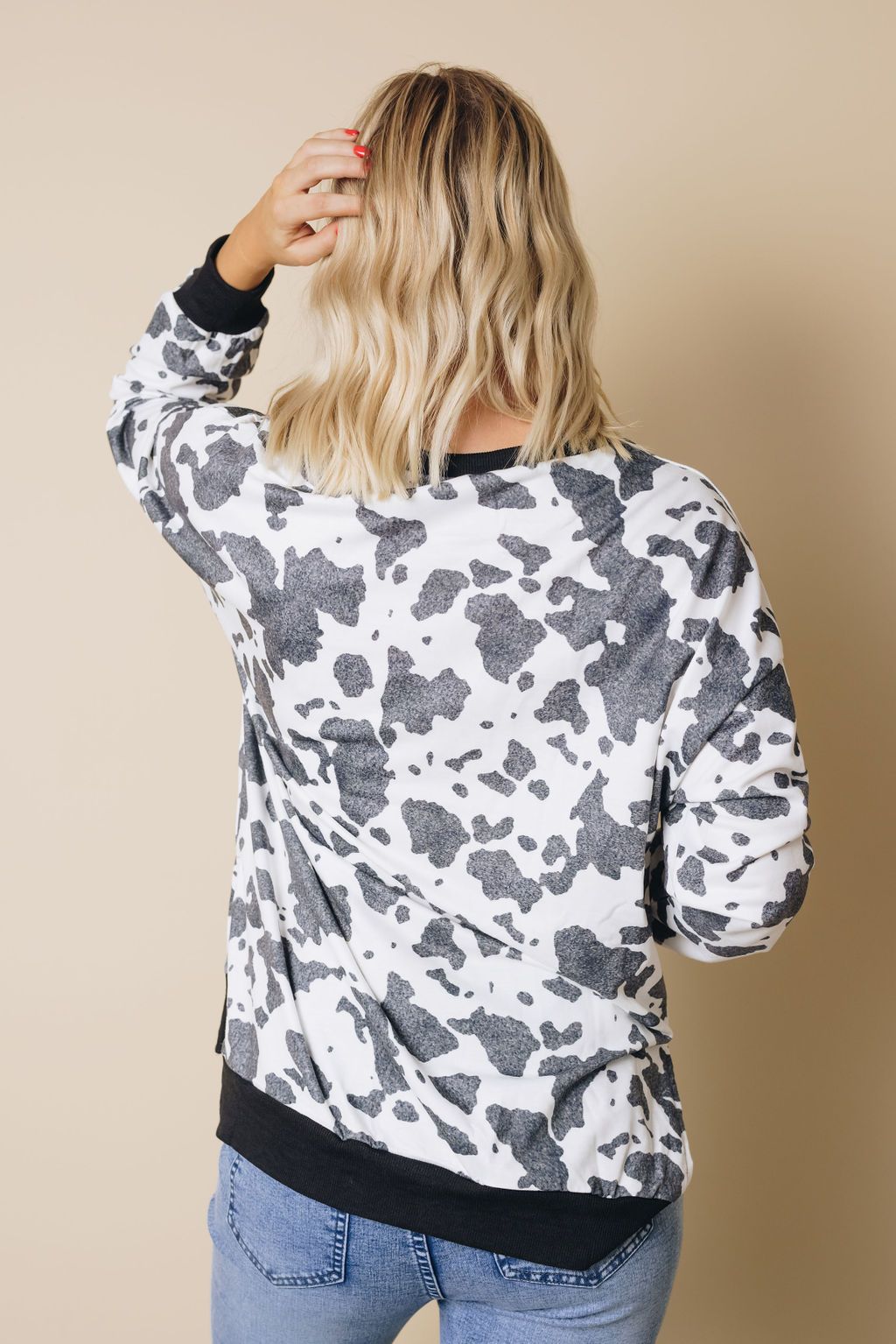 Sariah Animal Print Sweatshirt