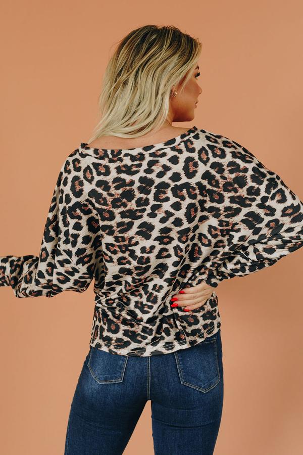 Clear The Way Patterned Pullover Top