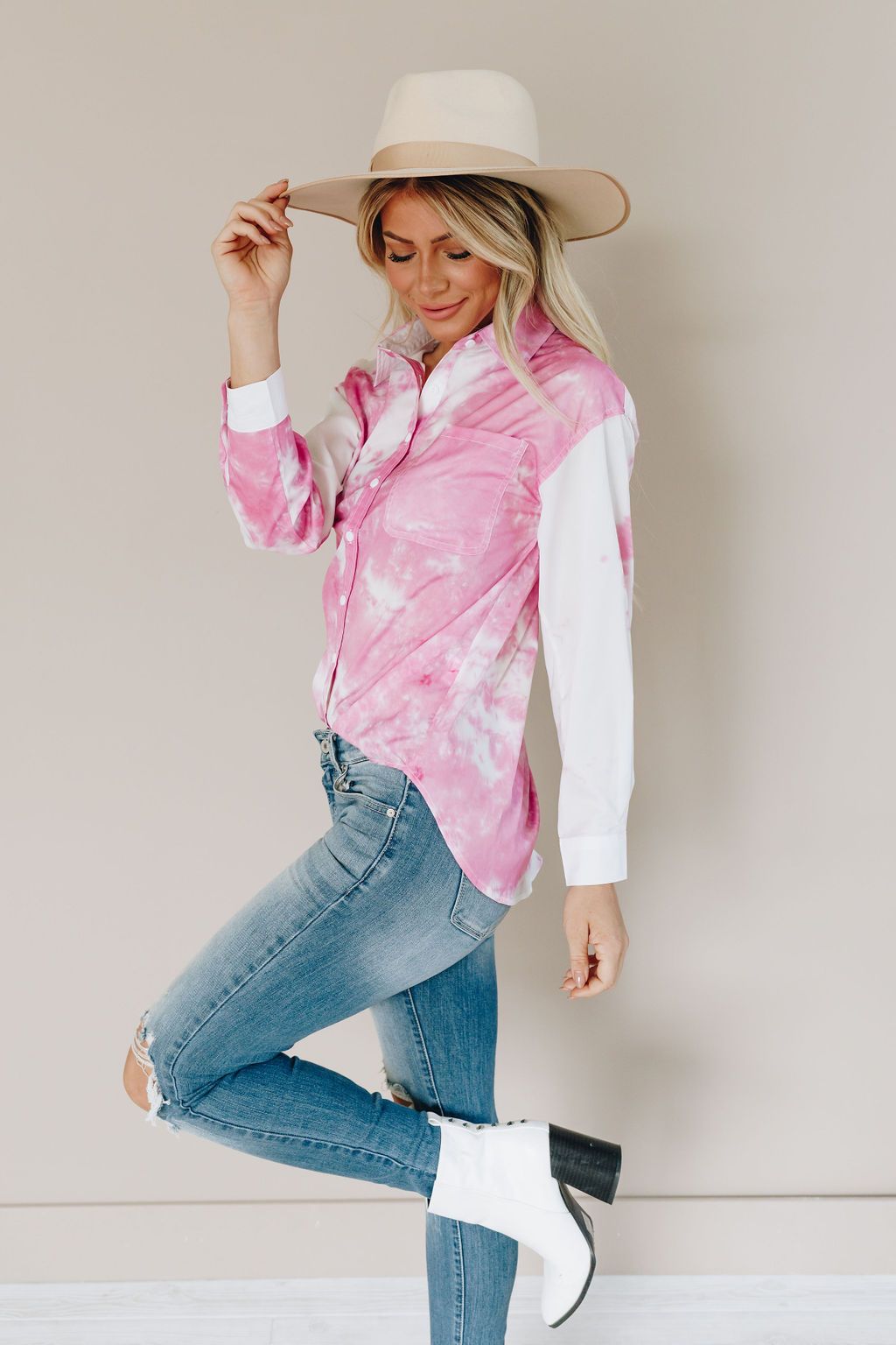 Forever My Always Button Up Top