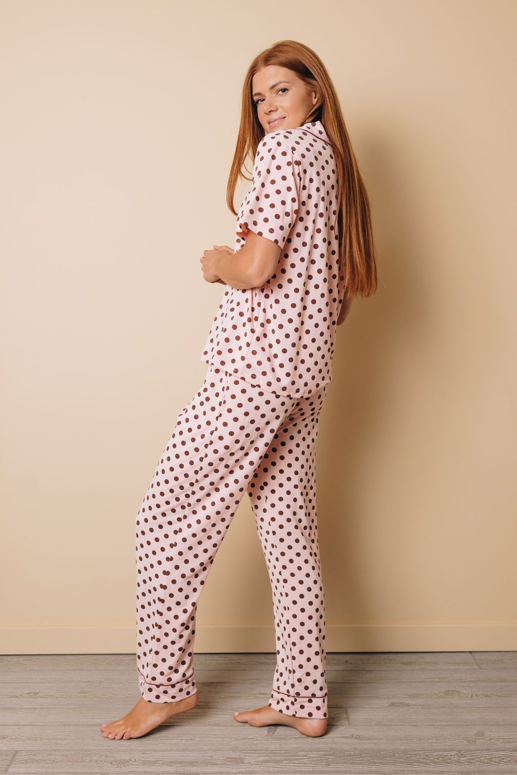 Glinda Dotted Pajamas Set