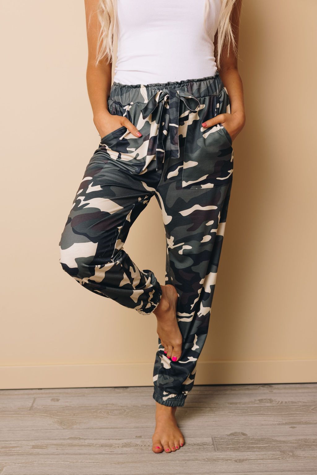 Adding Up Camo Joggers