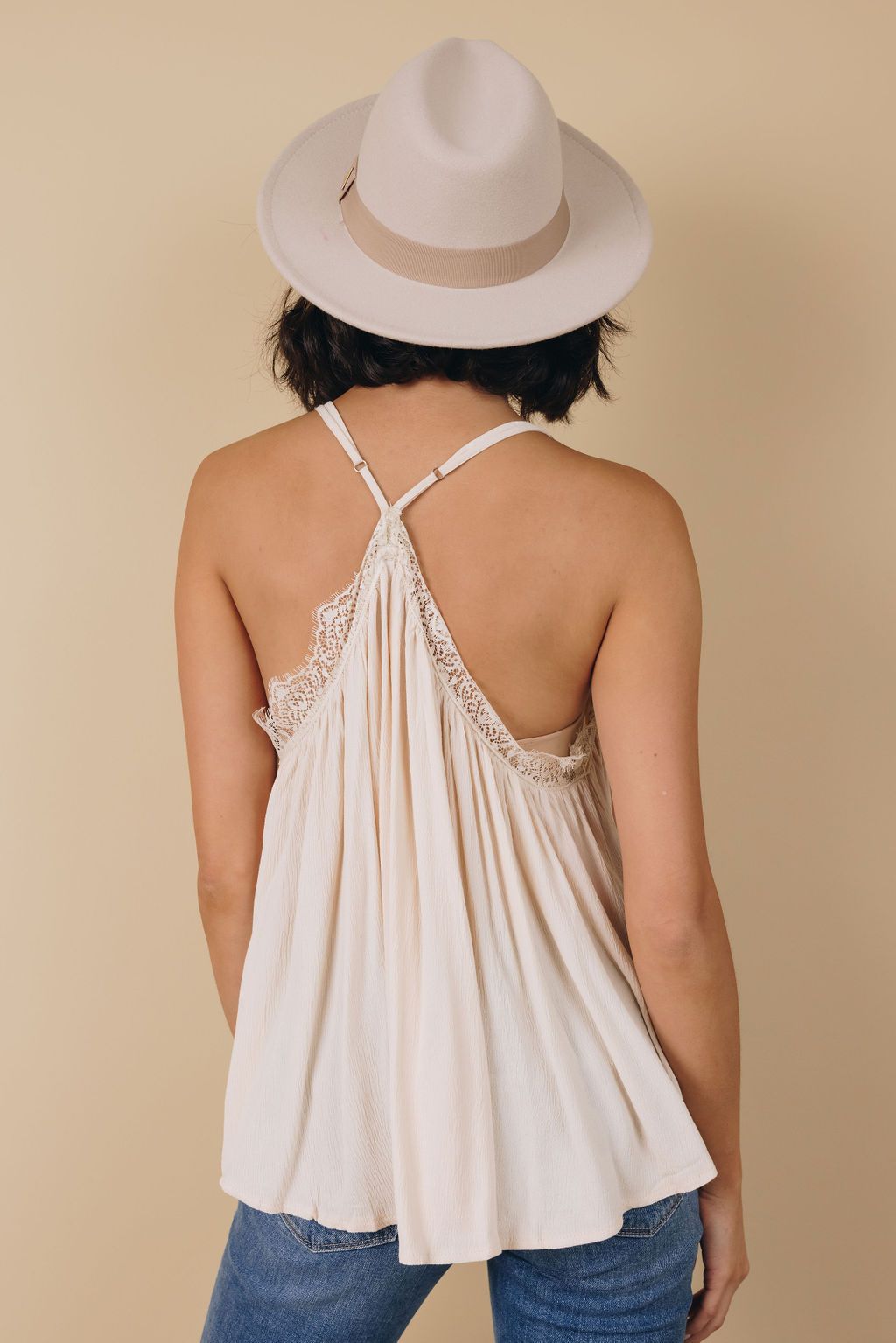 Condie Deep V Neck Tank