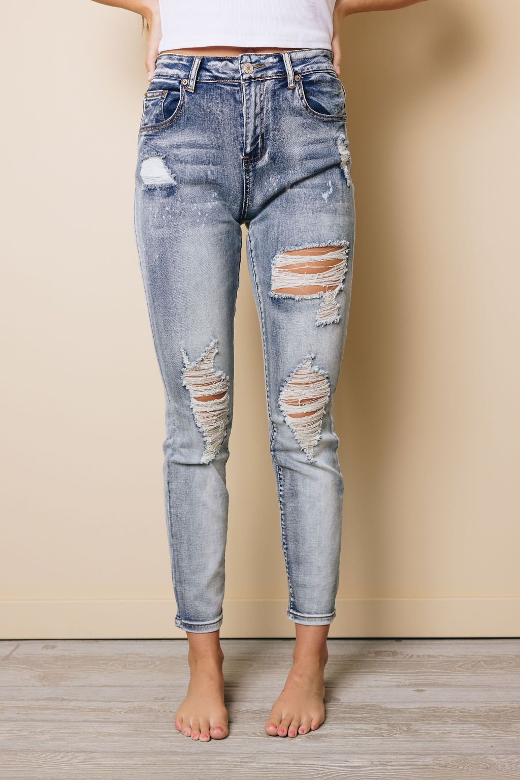 Jaden Boyfriend Straight Jeans