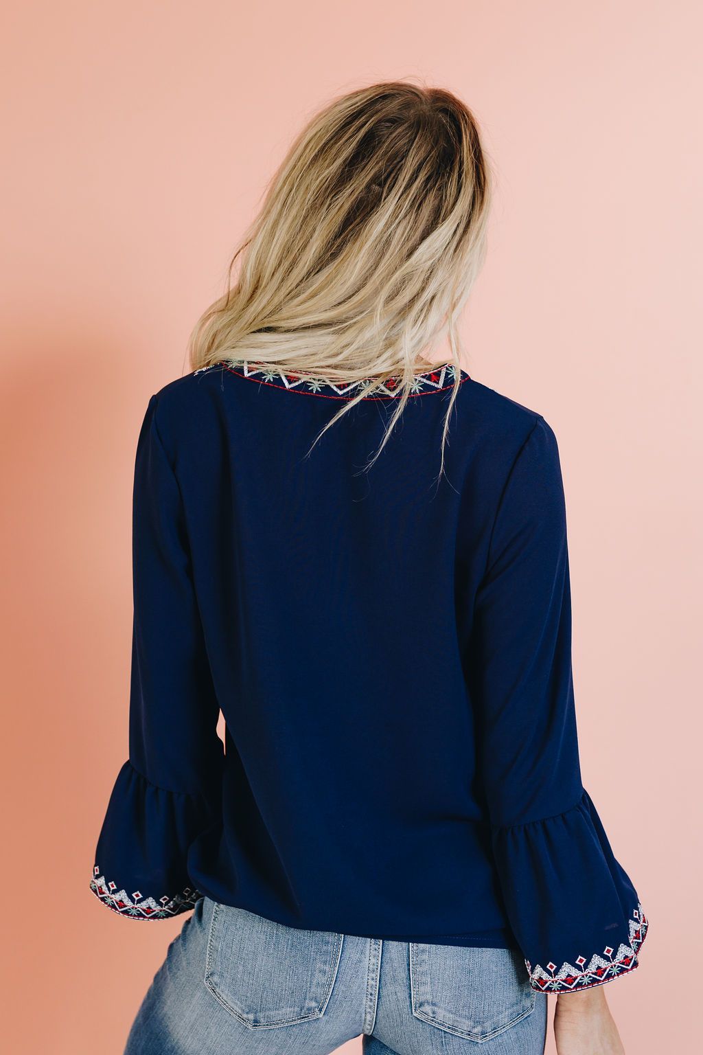 Royal Reign Embroidered Blouse