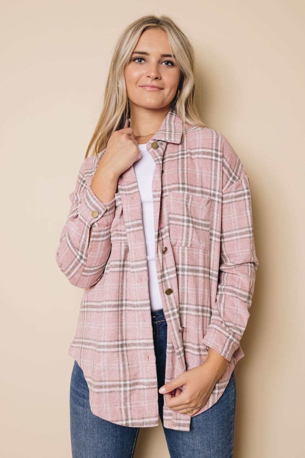 Jenny Plaid Buttoned Shirt