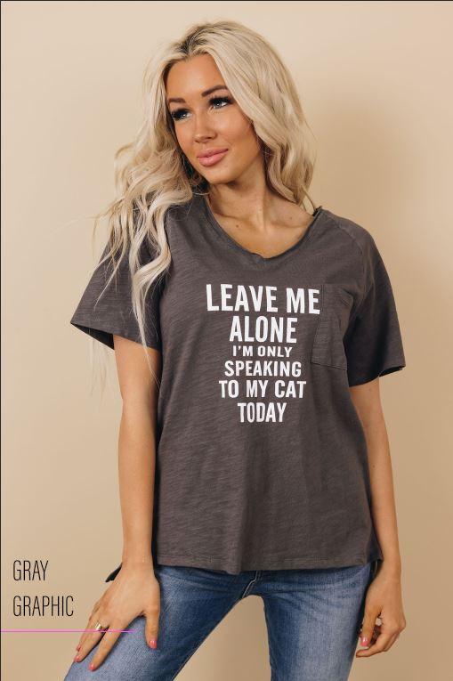 Life Quote V-Neck Tee