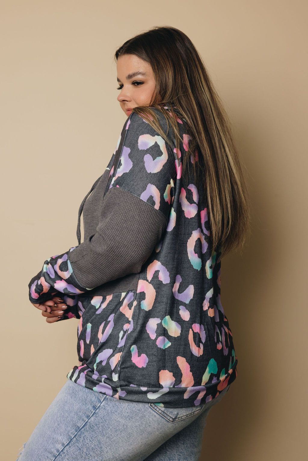 Plus Size - Lou Leopard Pullover