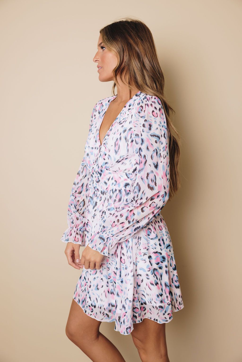 Carlisle Leopard Mini Dress