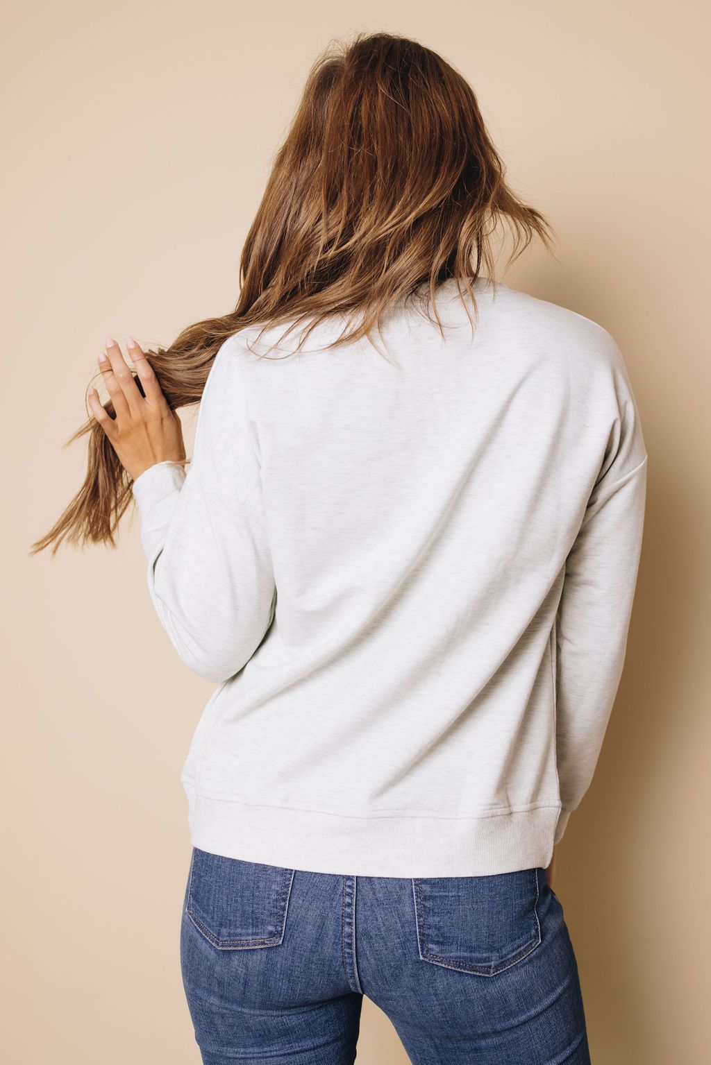 Tracey Half Zip Sweatshirt