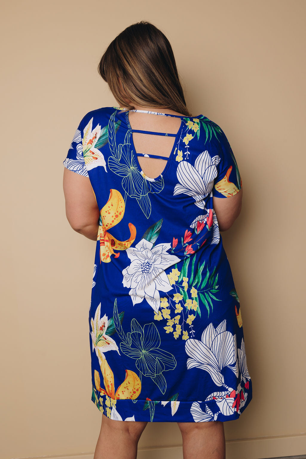 Plus Size - Clara Floral Midi Dress