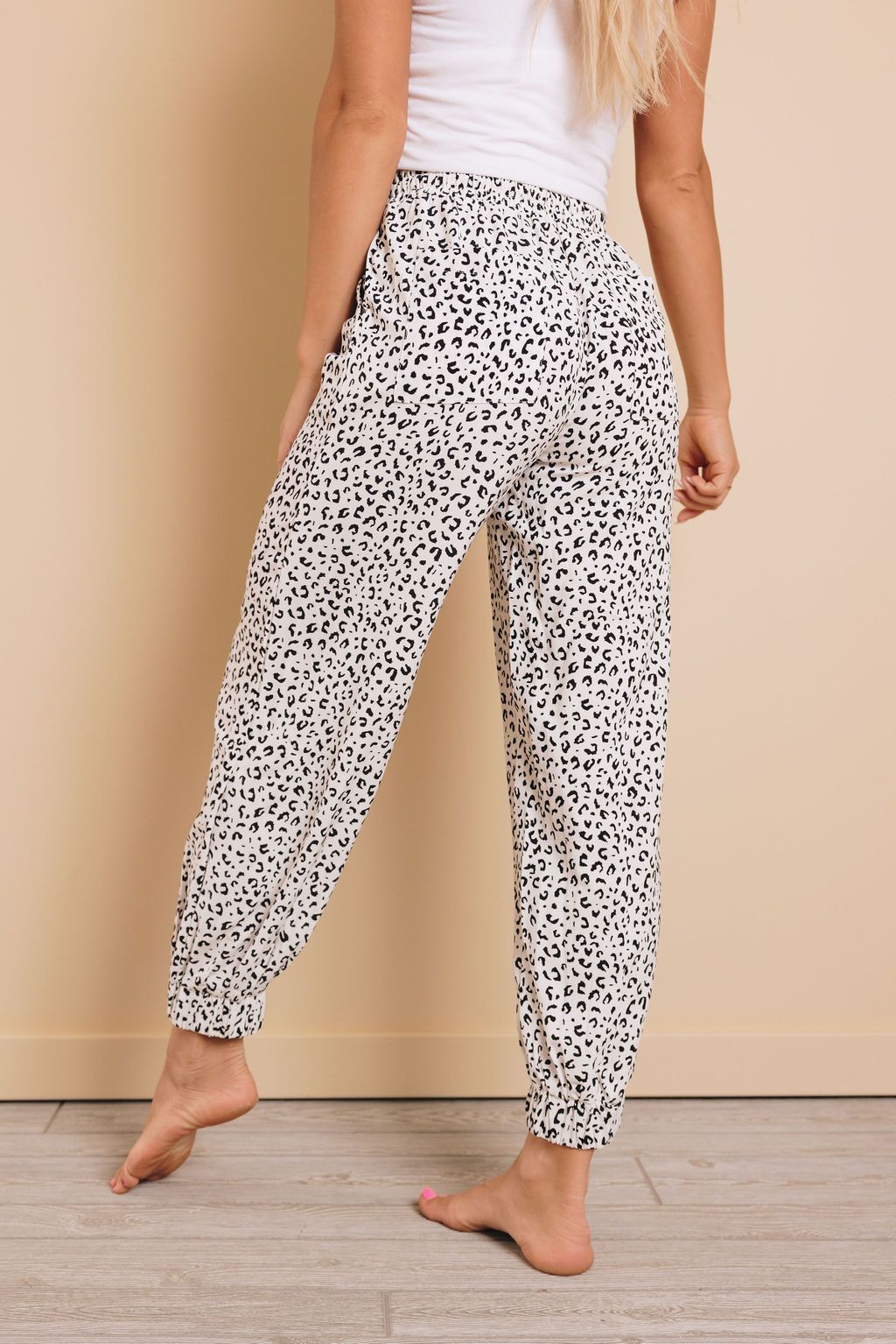 Mad Woman Animal Print Joggers