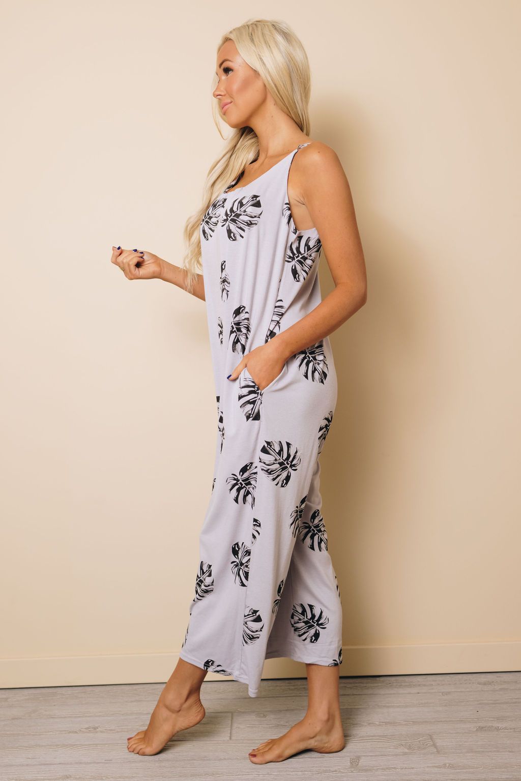 Dawn Spaghetti Strap Wide Leg Jumpsuit