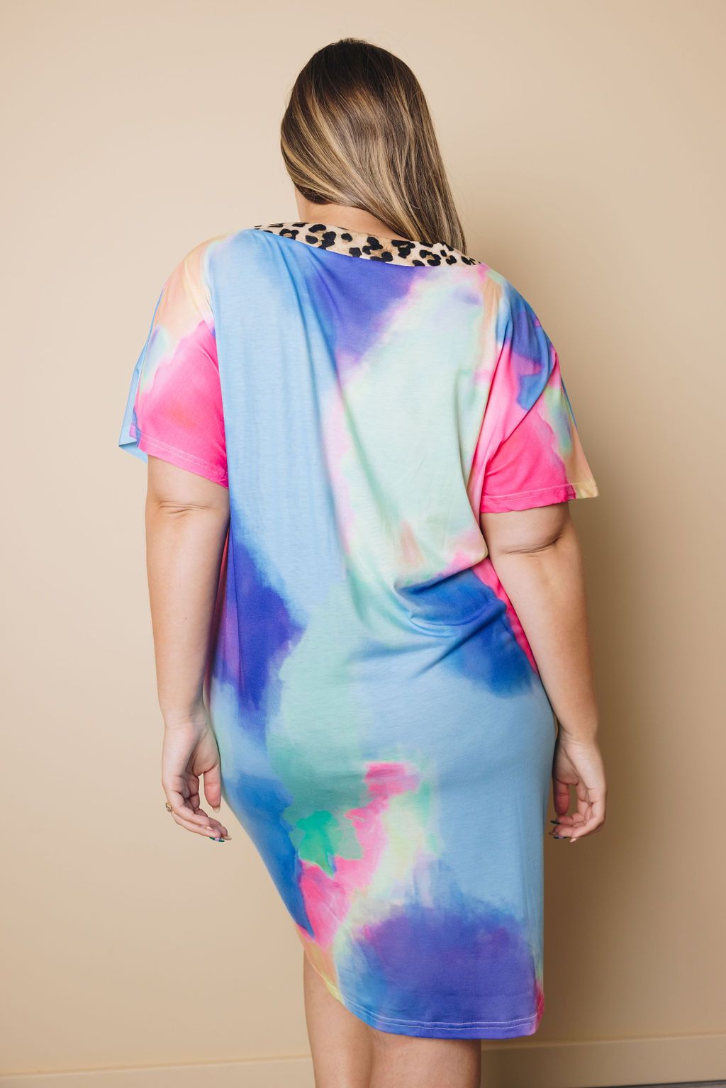 Plus Size - Namia Tie Dye Dress