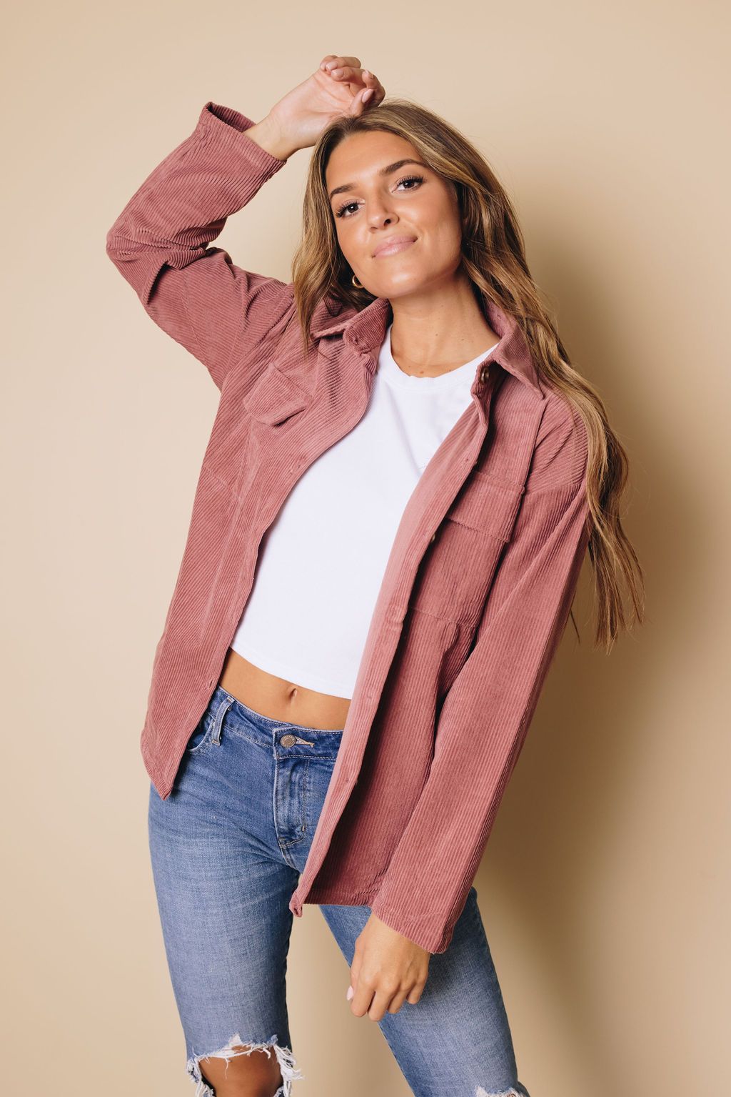 Elwood Ribbed Shacket