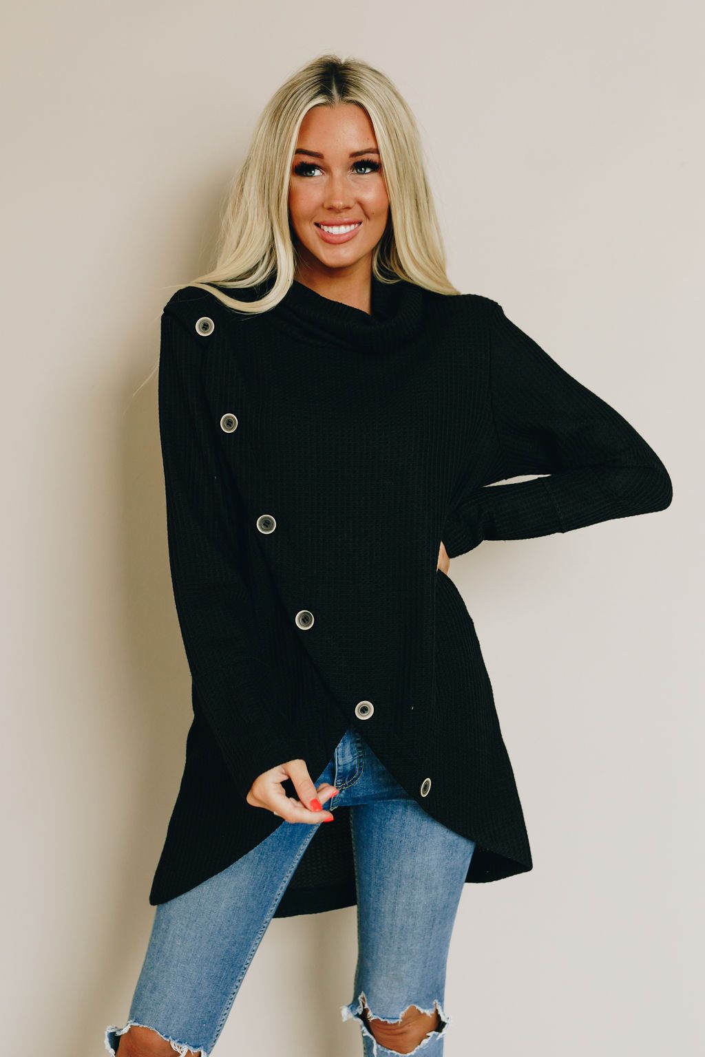 Before You Go Button Sweater