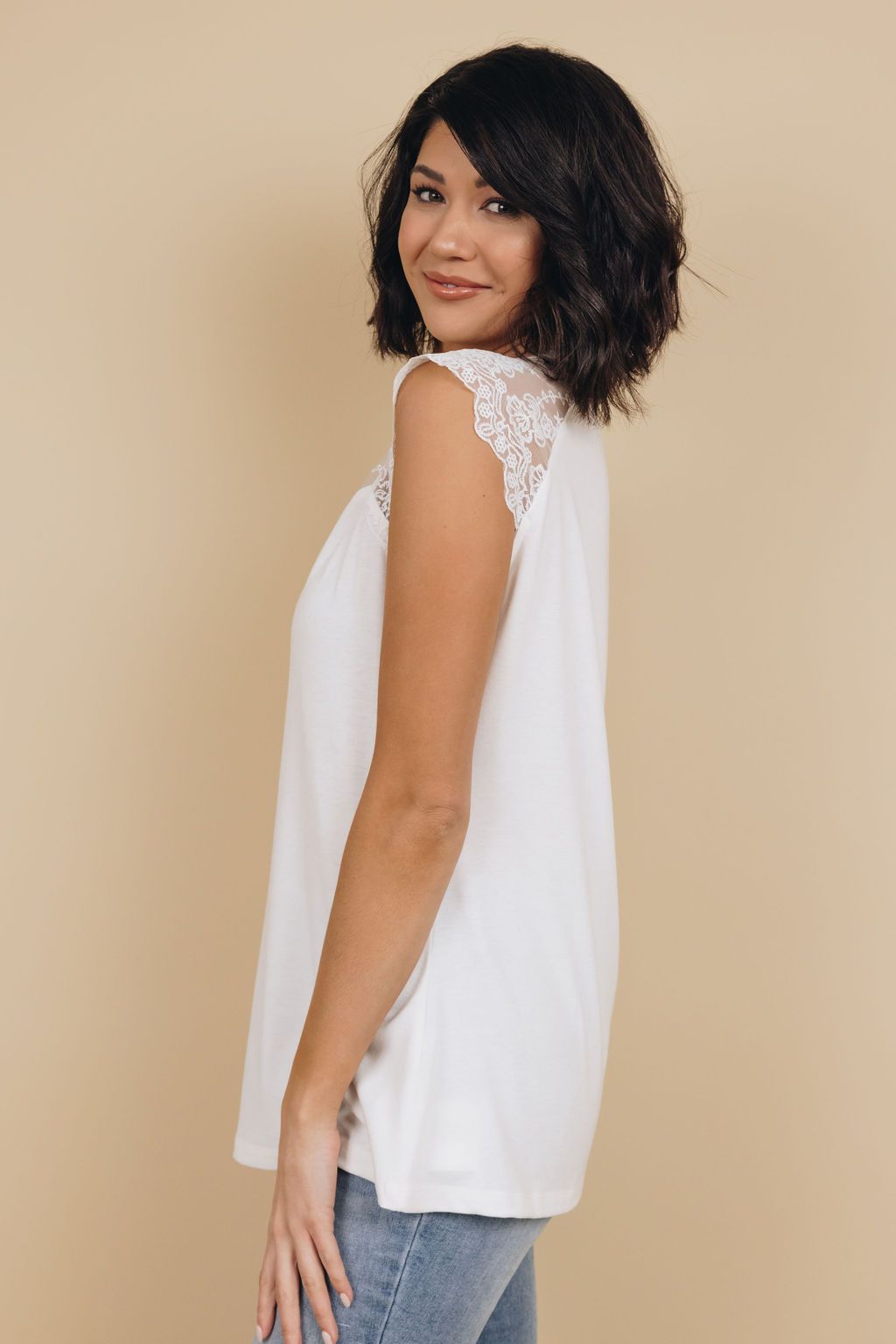 Endless Possibilities Lace Tank