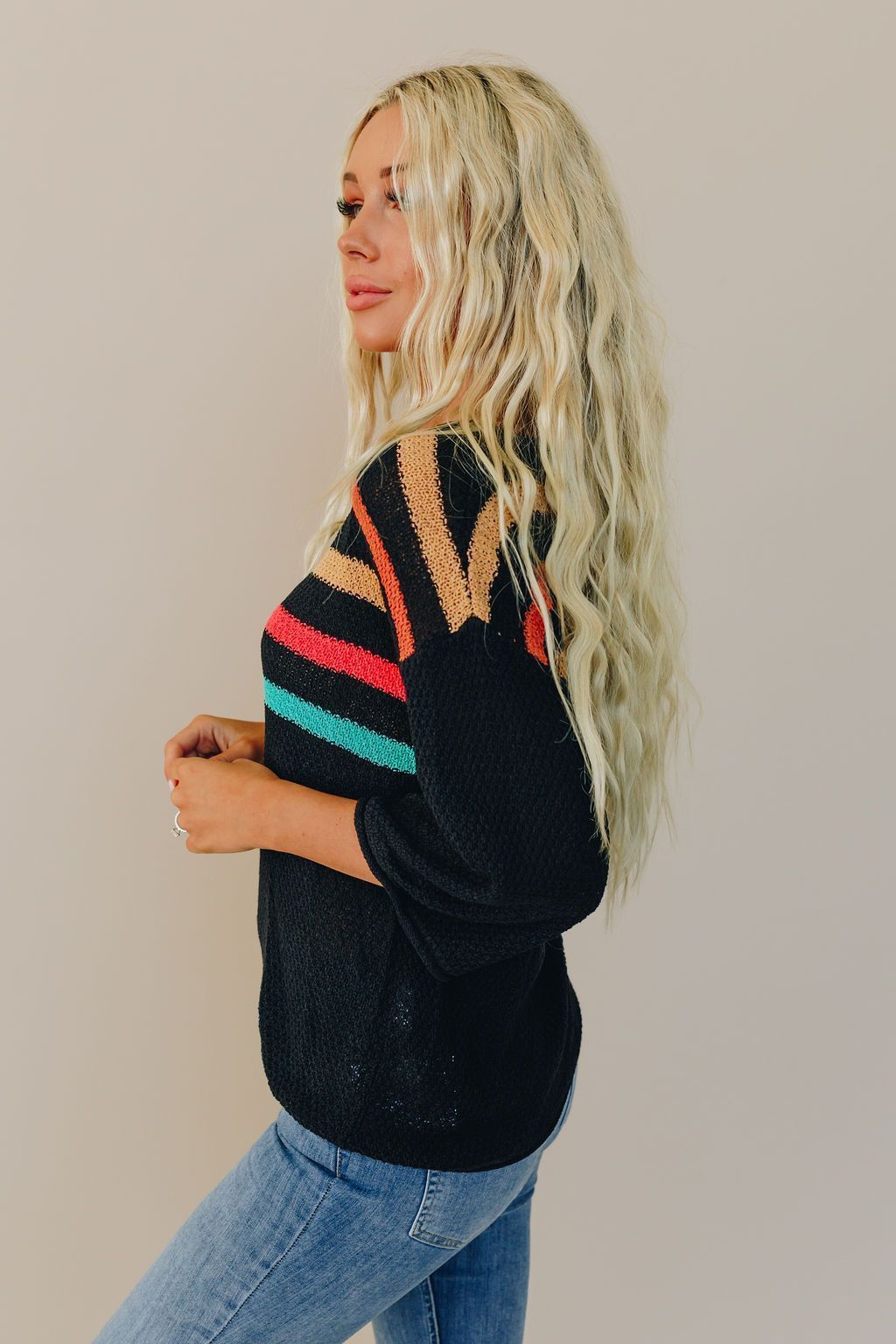 Stripes For Days Lightweight Sweater