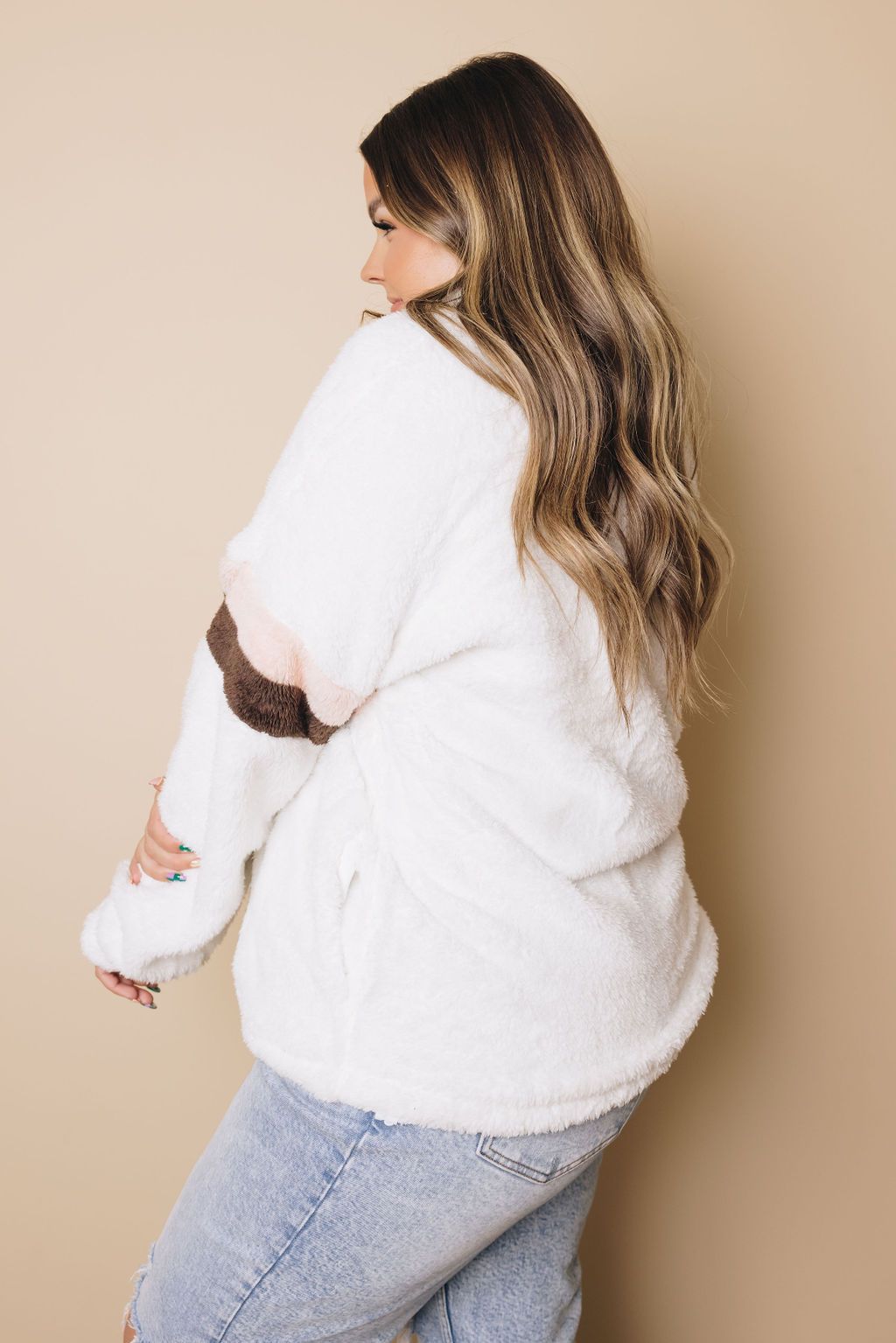 Plus Size - Babette Sherpa Sweatshirt