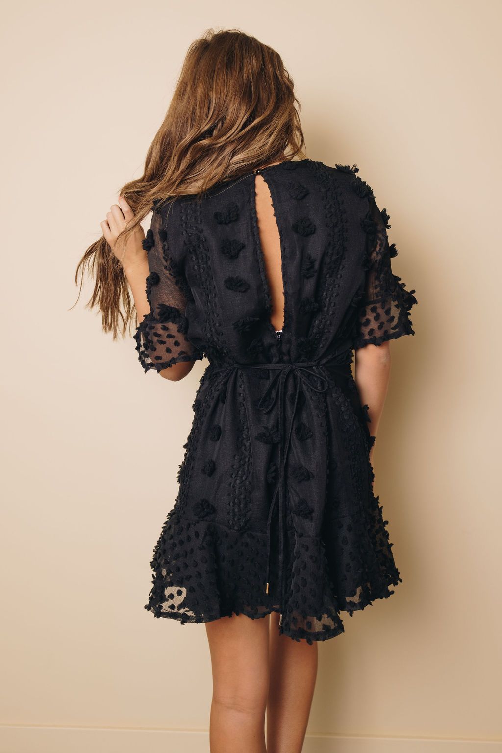 Meredith Swiss Dot Mini Dress