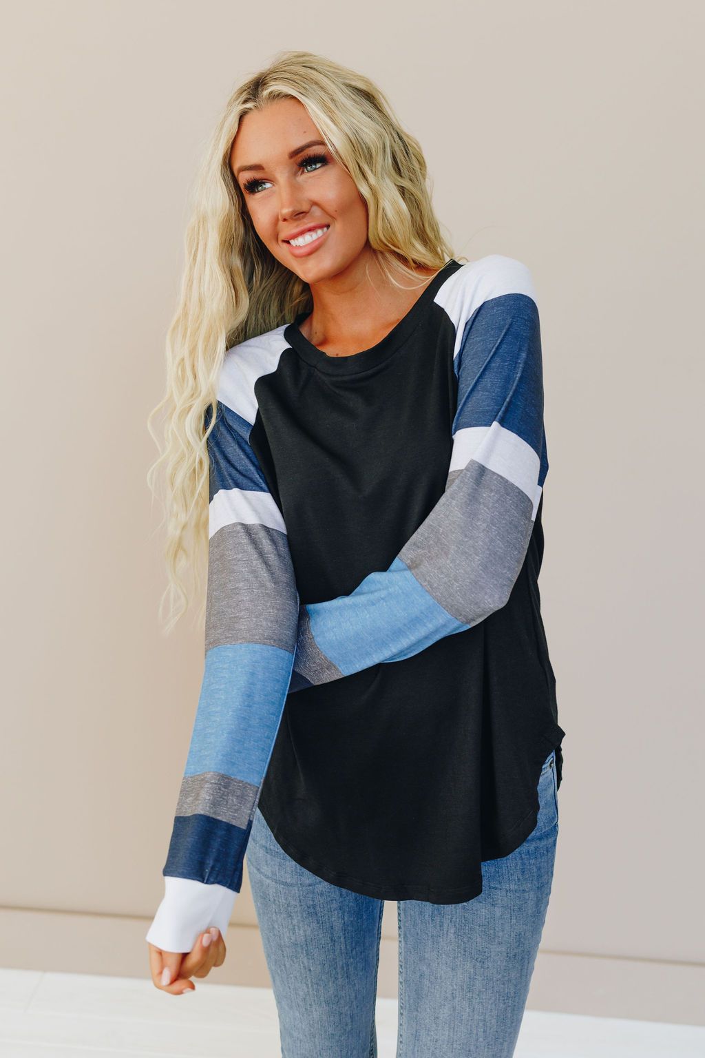 Stripe It Up Long Sleeve Tee