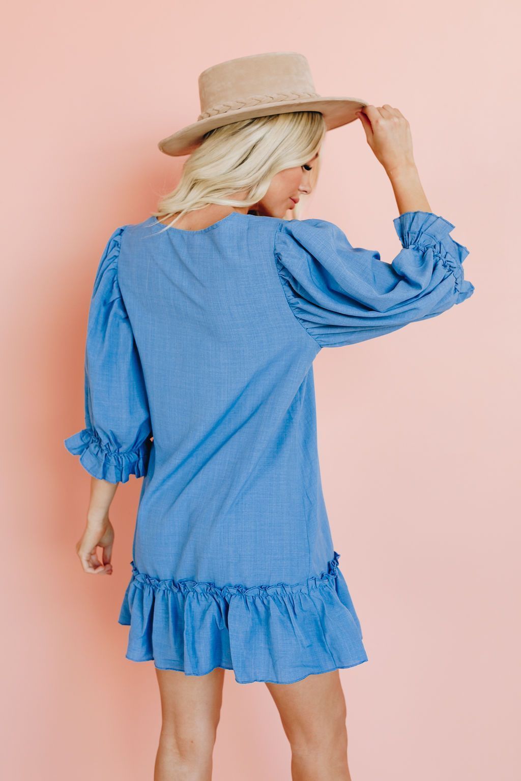 Hold On Tiered Tunic Dress