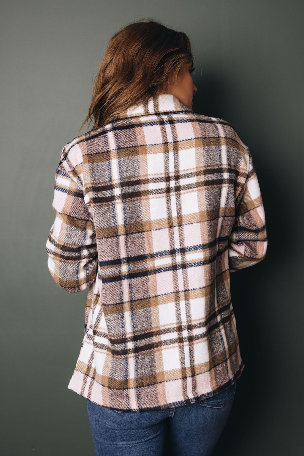Harvey Plaid Button Up Top
