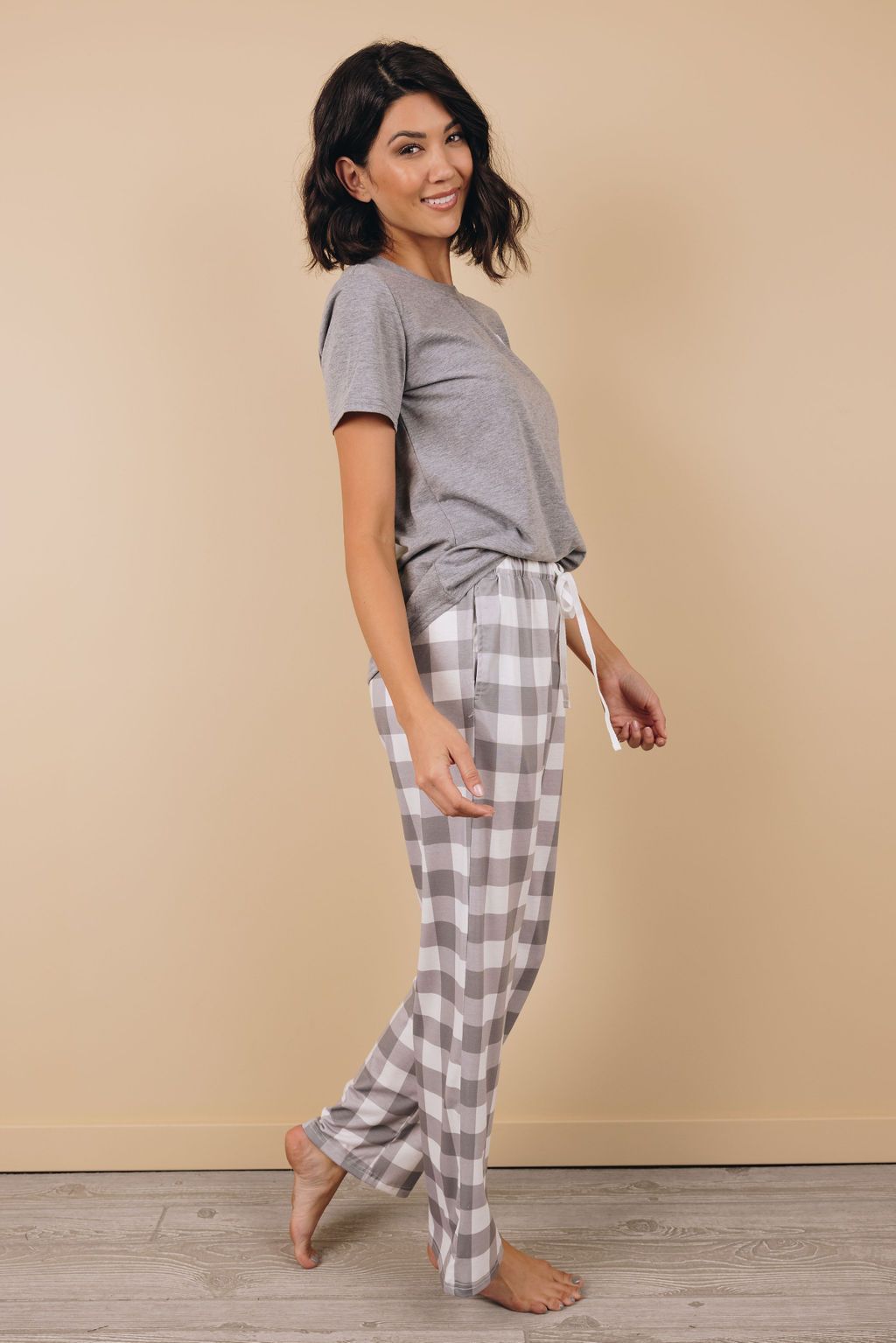 Mama Buffalo Print Loungewear Set